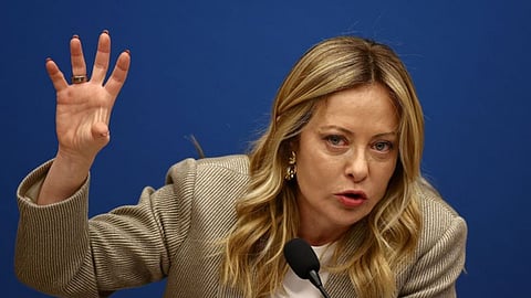 giorgia meloni Statement on russia