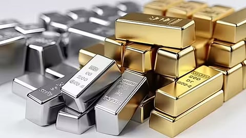 gold silver price drop