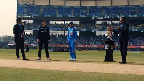 India vs New Zealand, 1st ODI TOSS