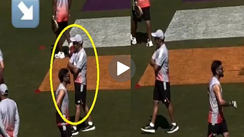Virat Kohli and Gautam Gambhir walked past each other