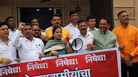 Konkani community protests against Uddhav Thackeray