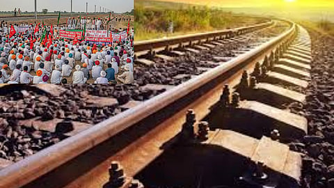 Conflict intensifies over railway land acquisition; farmers express anger over Manmad-Indore rail project.