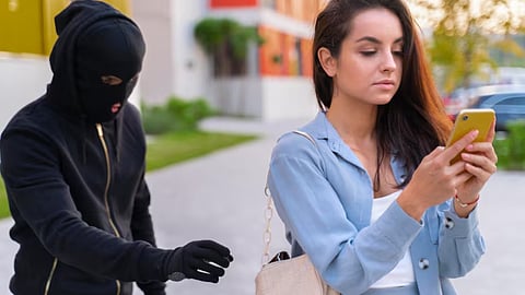 mobile phone is stolen on a train, don't panic; these three steps will keep both your money and data safe.