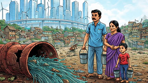 Nagpur Water Pollution Drinking Water Fear NMC Sewerage Project Delay