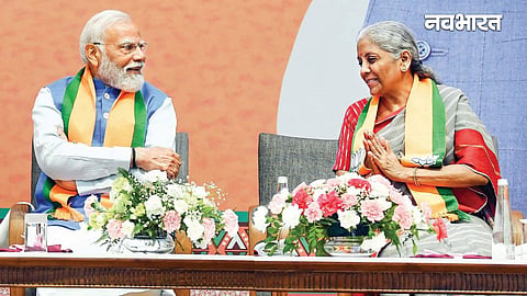 narendra modi and nirmala sitharaman