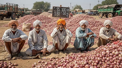 Production increased, but income decreased - Nashik, which produces 34% of the country's onions, is seeing farmers hit hard by falling prices.