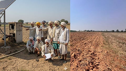 Six years later, the solar lift irrigation scheme remains incomplete, leaving Nilaj Buj farmers in distress; a 1.55 crore plan remains confined to paperwork