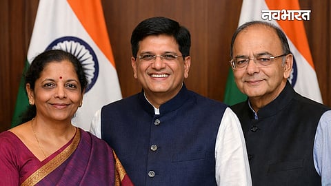 nirmala sitharaman, piyush goyal and arun jaitley
