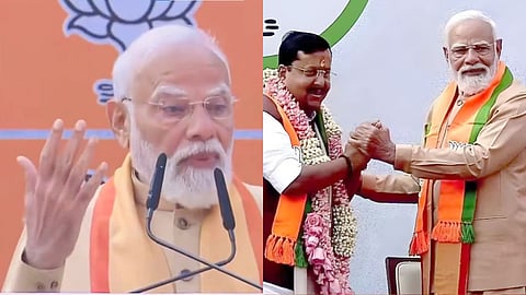 PM Modi congratulated the new BJP national president, saying, "Nitin Nabin is my boss too.