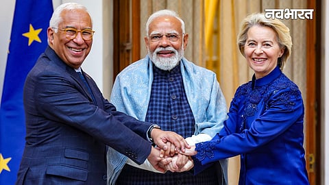 pm modi with eu leaders