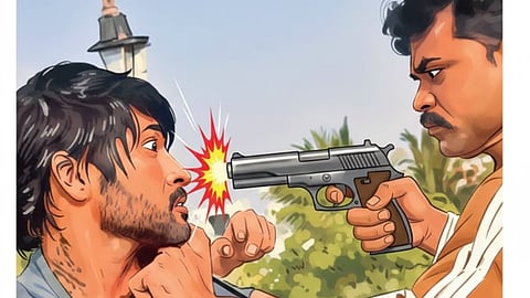 Gunfire erupted openly in the Mukundwadi station premises, causing panic in the area; the notorious criminal is now behind bars.