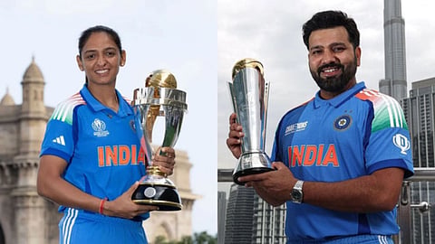 rohit and harmanpreet रोहित शर्मा को भारत सरकार ने दिया बड़ा सम्मान, वर्ल्ड कप विनिंग कप्तान समेत 9 खिलाड़ियों को पद्म पुरस्कार