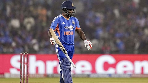 Sanju Samson Out For Golden Duck