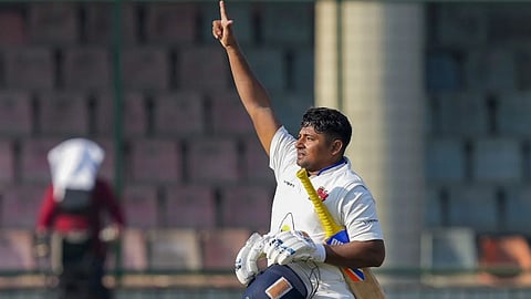 Sarfaraz Khan scored a Double-Century for Mumbai vs Hyderabad