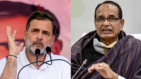 shivraj singh chouhan and rahul gandhi