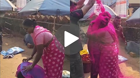 Heartwarming video of Gopal Sawant, a CRPF selectee from Sindhudurg, seeking blessings from his mother selling vegetables on a footpath, goes viral.