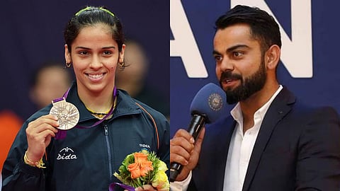 Virat Kohli congratulates Saina Nehwal on her retirement