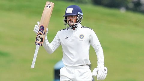 Yash Rathod's fighting century (104*) rescues Vidarbha after a top-order collapse against Andhra in Ranji Trophy.