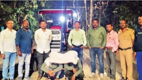 Rotavator theft from a farm in Maregaon exposed; LCB arrests two accused.