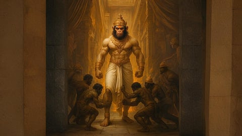 extraordinary power did Angad possess in his feet that even the entire city of Lanka couldn't move him