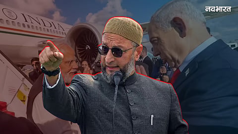 owaisi questions pm modi after israel us attack on iran political storm erupts