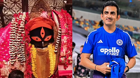 Gautam Gambhir took blessings of Goddess Kali