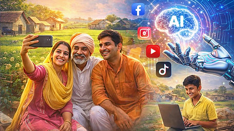 indian villages smarter than cities reel and ai craze report reveals internet users increases