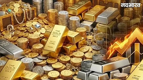 Gold prices surged to 1.73 lakh and silver to 2.95 lakh in Akola following the Israel-Iran war. Experts attribute the hike to global currency conversion into gold.
