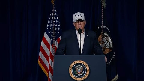 Trump First Statement on Iran War