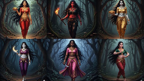 eight Yakshinis truly bestow wealth, love, and success mysterious truth about the Tantric tradition.