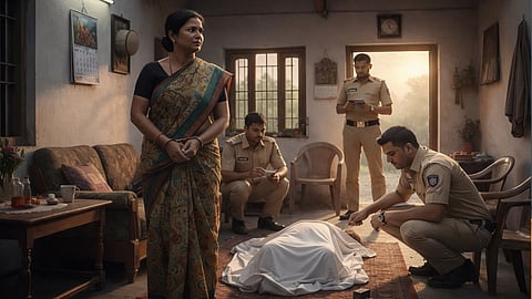 bihar shocking crime wife kills husband by pressing private parts arrested on father in law complaint