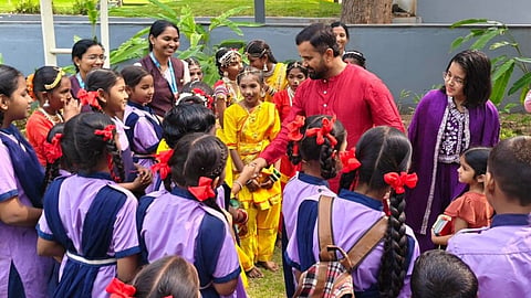 In the 'I will be the Commissioner' initiative, children gained experience in administration, and the Commissioner inspired them.