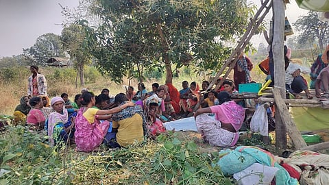 A deadly tiger attack occurred in Sawara village, Devlapar. Muktabai Marskole, a wife, was killed by the tiger in front of her husband.