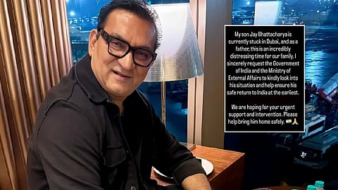 abhijeet bhattacharya son jay stuck in dubai appeal Middle east conflict