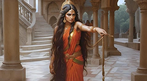 mystery of Draupadi's death happened after the Mahabharata she fall on her journey to heaven?