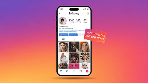 You won't be able to follow after 7,500, a big alert for Instagram users.