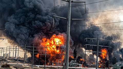 Iran-Israel War: 'Oil War' Erupts in the Gulf! Iran Targets Saudi and Kuwaiti Refineries; Fires Rage