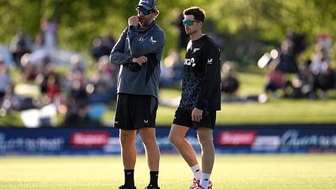 Luke Ronchi and Jacob Oram
