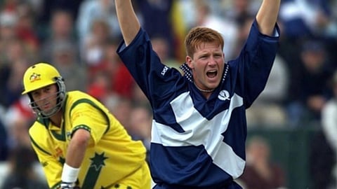 John Blain thanked Scotland Cricket after being reinstated into the Hall of Fame.