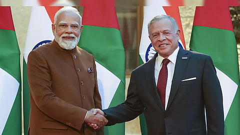 PM Modi speaks with King Abdullah of Jordan; expresses gratitude for the safe return of Indians and extends advance Eid greetings.