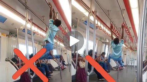 Mumbai Metro Stunt Viral Video