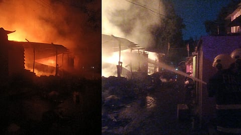 Nagpur Dhantoli fire Four houses and two warehouses gutted due to short circuit
