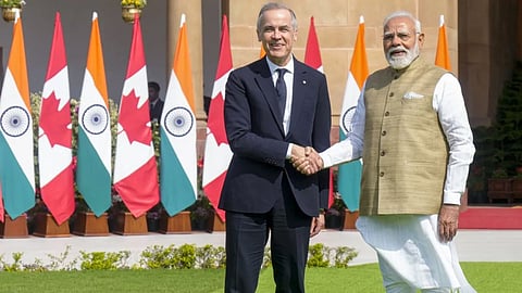 PM Modi Meets Mark carney