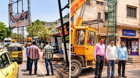 PMC removes over 2,600 illegal hoardings in Pune to ensure public safety before monsoon. Strict legal action and fines warned for unauthorized sky signs and banners.