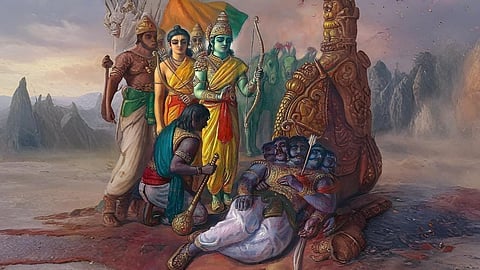 Even a powerful warrior like Ravana could not escape the end, find out who performed his last rites.