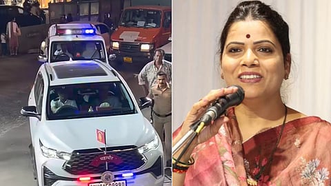 Ritu Tawde Beacon Light Controversy