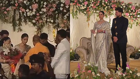 UP CM Yogi in Kuldeep Yadav Wedding