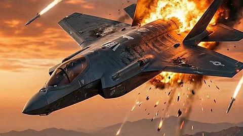 US F-35 Jet Emergency Landing