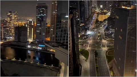 Amid missile scare in Dubai, roaring luxury cars spark panic and viral reactions.