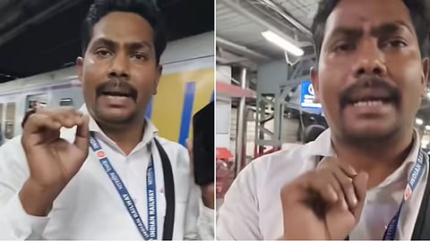 A viral video shows a heated argument between a woman passenger and a TTE over a ticket issue after the UTS app shutdown.